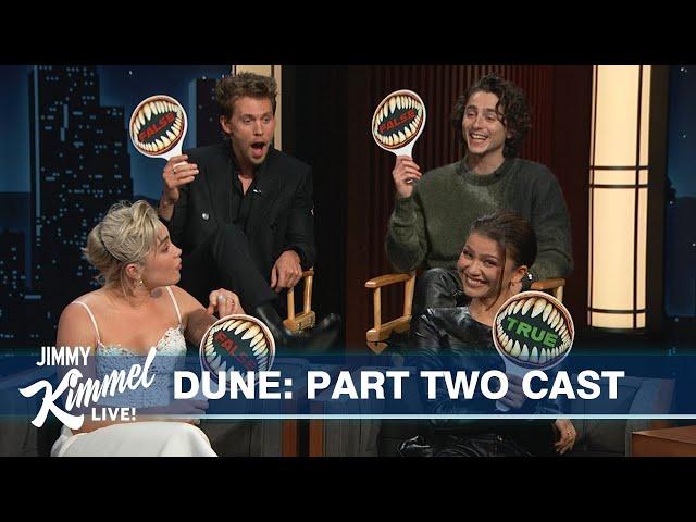 “True or False?” with Timothée Chalamet, Zendaya, Austin Butler & Florence Pugh