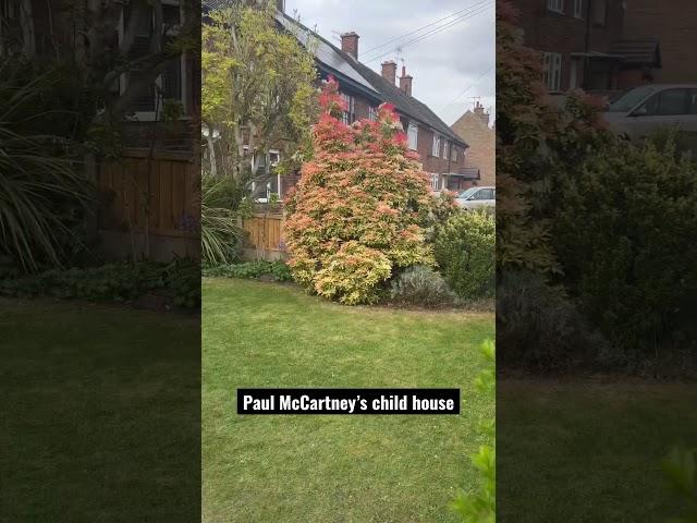 Paul McCartney’s house in Liverpool