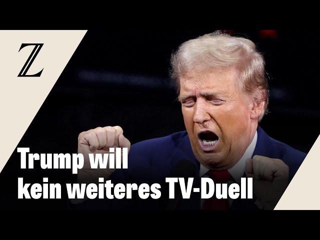 Trump sagt weiteres TV-Duell mit Harris ab