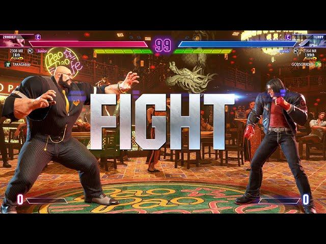 Street Fighter 6  Junior(Rank #3 Zangief) Vs Naruo (Rank #2 Terry)  SF6 High Level Match's!