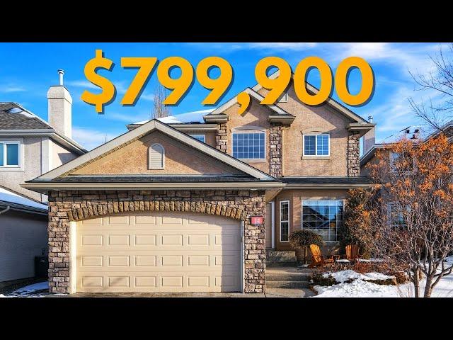 Inside a $799,900 ESTATE Home in Calgary's Tuscany!  Property Tour 2022