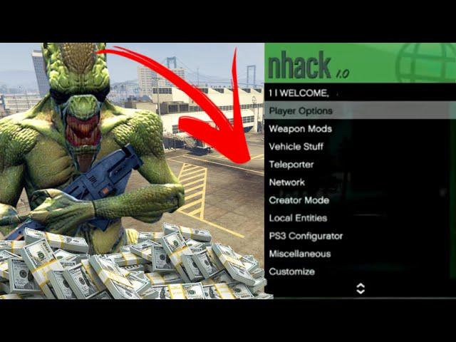 [GTA 5 PS3 2023] NHACK.SPRX ONLINE MOD MENU +Tutorial!(1.12) HEN&CFW