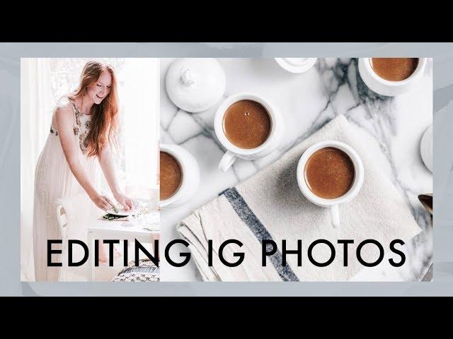 How I Edit Instagram Photos for a Consistent Look | apps + process