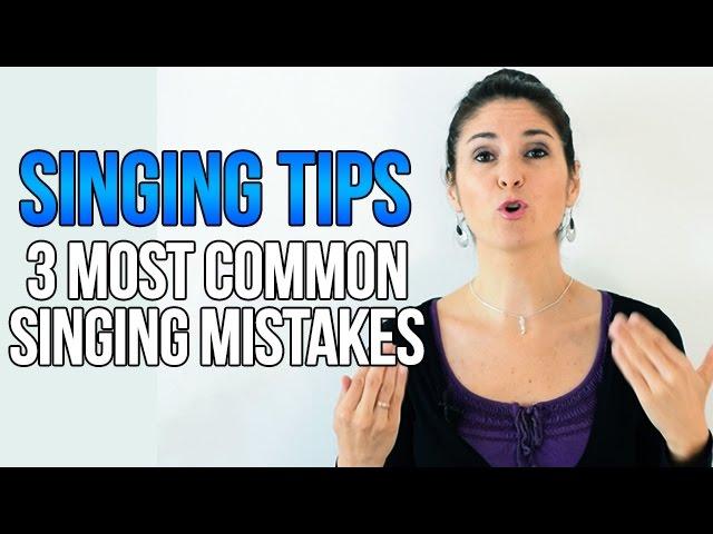 Freya's Singing Tips: The 3 Most Common Singing Mistakes