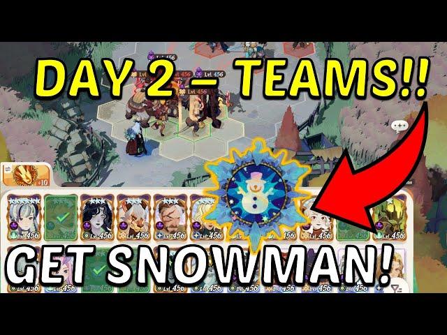 DAY 2! TEAMS TO PUSH AFK STAGES! F2P & P2W Friendly!! Chains of Eternity - AFK Journey