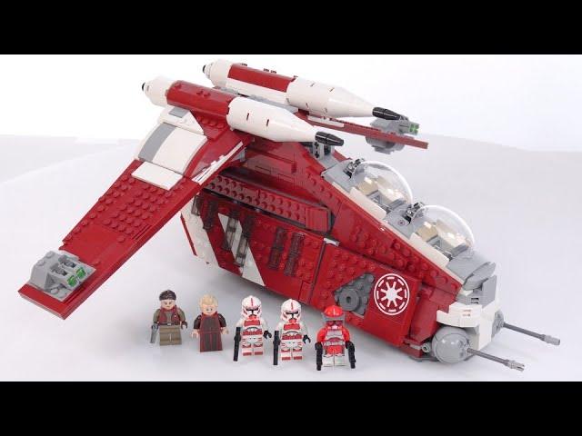 LEGO Star Wars Coruscant Guard Gunship independent review! Surprisingly good build, 1 bad fig 75354