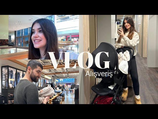 Alışveriş VLOG ️ Doğum Sonrası Doktor Kontrolü, 2 Aylık Bebeğimizle Geziyoruz, Avm Turu