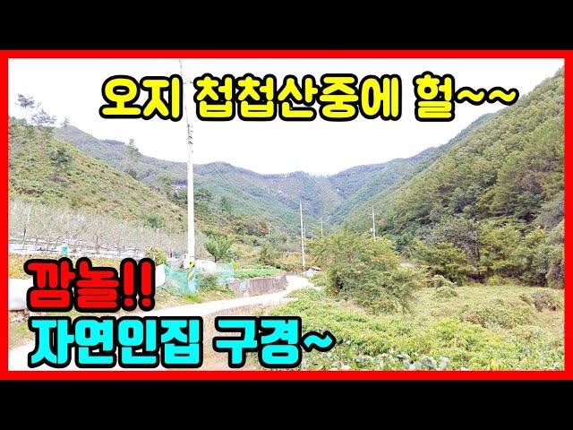 첩첩산중 오지 자연인 집 다녀왔어요! #집땅전