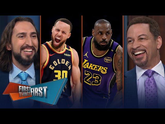 LeBron passes 50k points, Does Curry belong in the GOAT conversation? | FIRST THINGS FIRST