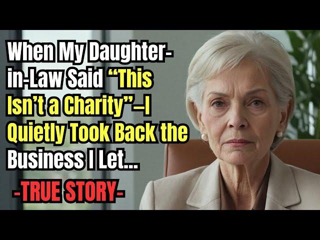 HER TRUE STORY FROM TENNESSEE When My Daughter-in-Law Said “This Isn’t a Charity”—I Quietly Took…