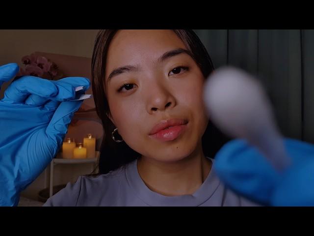 ASMR Gentle Face & Scalp Attention ‍️ Collecting Samples From You (Layered Sounds)