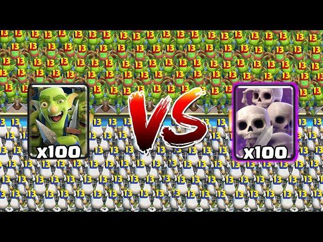 [MAX] GOBLIN GANG VS SKELETON ARMY | Clash Royale Super Challenge #2