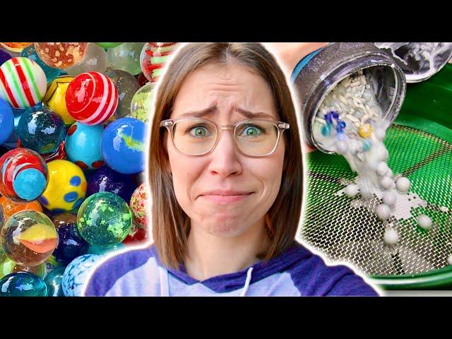 I Put Marbles in a Rock Tumbler & Something Weird Happened! Then I Give Them to YOU!