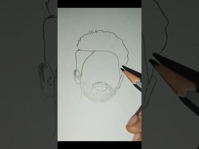 #allu arjun drawing