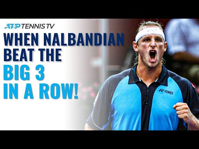 When David Nalbandian Beat the Big 3 ALL IN A ROW at Madrid 2007!