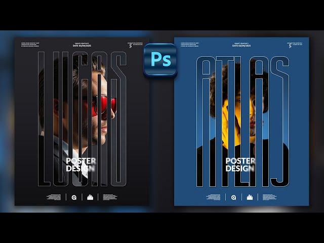Typography Poster Design Idea   Photoshop Tutorial