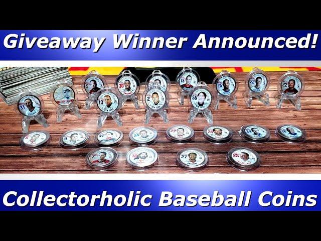 Baseball Coin Giveaway Winner!  Paying it forward from Collectorholic