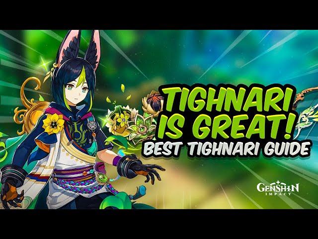 COMPLETE TIGHNARI GUIDE! Best Tighnari Build - Artifacts, Weapons, Teams & Showcase | Genshin Impact