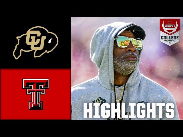 Colorado Buffaloes vs. Texas Tech Red Raiders | Full Game Highlights | ESPN College Football