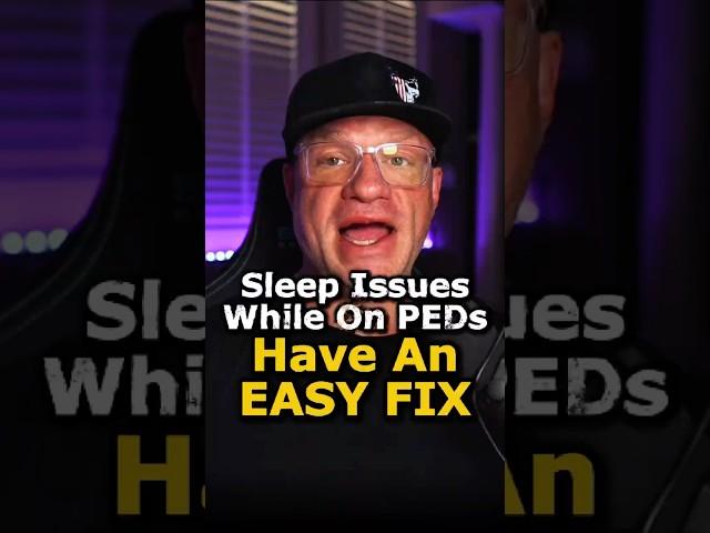Sleep Issues From STEROIDS Have An Easy Fix