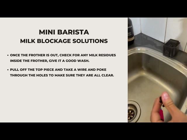 Mini Bar - Milk Blockage Solutions