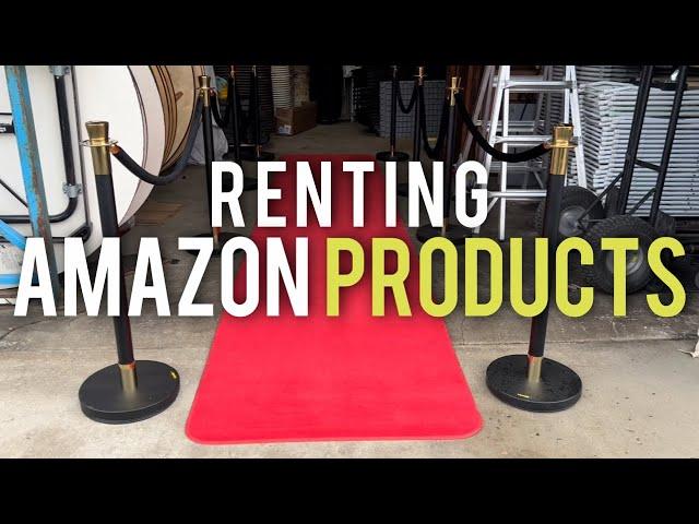 Can You Rent Out Amazon Items? [I Have A Party Rental Business]