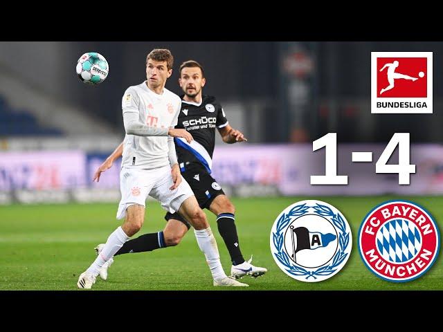 Müller & Lewandowski Score Both Two Goals | Arminia Bielefeld - FC Bayern München | 1-4 | Highlights