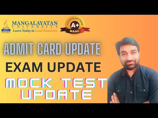 How To Give Exams In F-tel Mangalayatan University Through Mobile And Laptop | Exams Update 2023