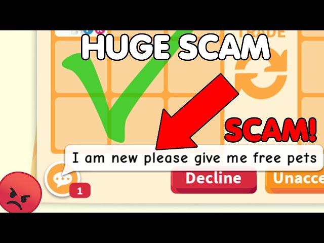 DONT FALL FOR THIS *FREE PETS SCAM!* (HUGE SCAM!) +ALL INFO! ADOPT ME ROBLOX