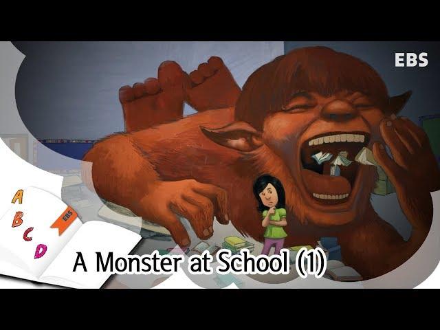 Mom reads the fairy tale book - A MONSTER AT SCHOOL (1)