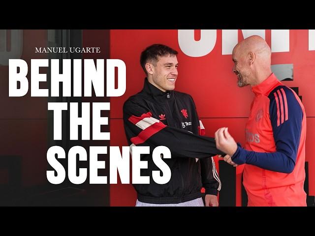 Manuel Ugarte's First Day As A Red! 