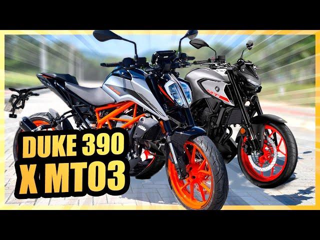 YAMAHA MT-03 X KTM DUKE 390: VEJA PORQUE COMPREI A KTM DUKE