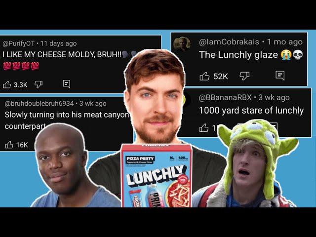 Mrbeast, Logan Paul and KSI's Lunchly, But They Just Get Cooked in the Comments