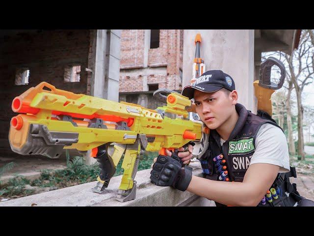 LTT Game Nerf War : Squad Warriors SEAL X Nerf Guns Fight Dangerous Area OF Rocket Crazy