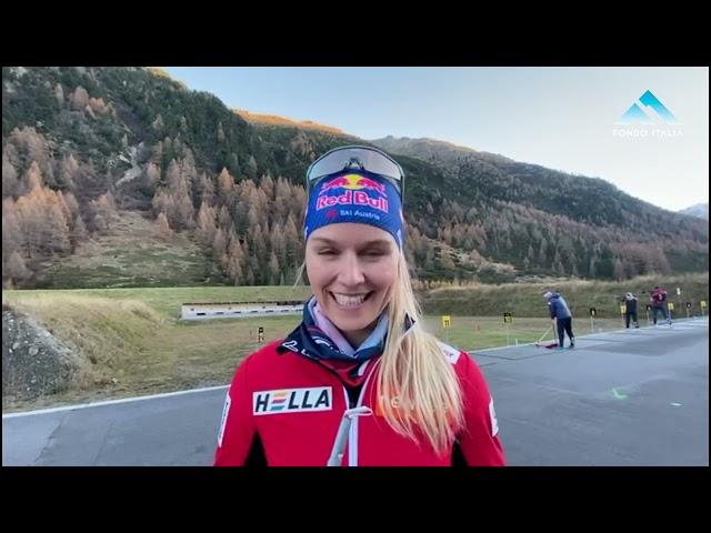 Biathlon - Interview with Anna Gandler during the training camp in Livigno (SUB ITA)