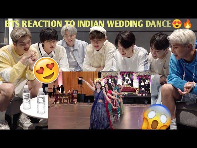 BTS REACTION TO INDIAN WEDDING DANCE ||BTS reaction||BTS #bts#viral#trending#btsreaction