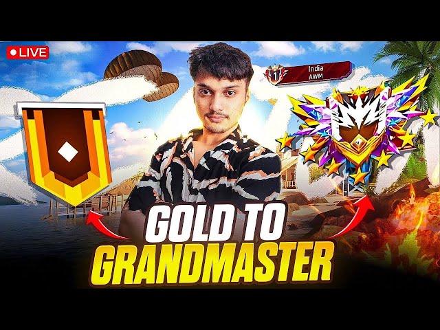 Awm King Is Back24 Hour Top 1 Push*Day 7*GrandMaster Live - Garena Free Fire Max  #gwshooter