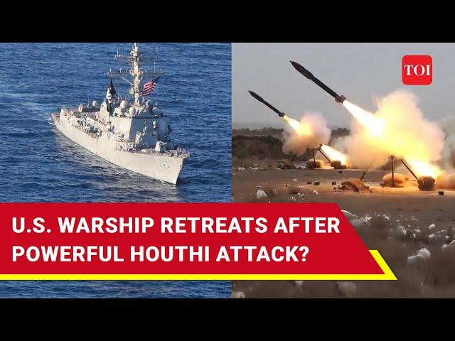 Houthis 'Shoot' U.S. F-18 Jet, 'Force Warship USS Truman To Back-pedal' In Red Sea | Watch