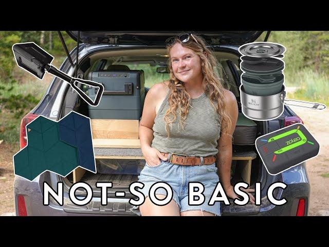 car camping essentials (MUST haves)