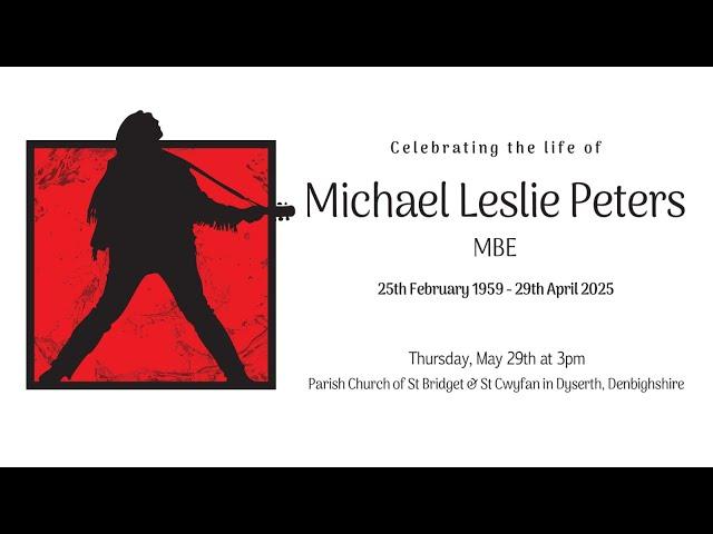 Funeral of Michael Leslie Peters MBE