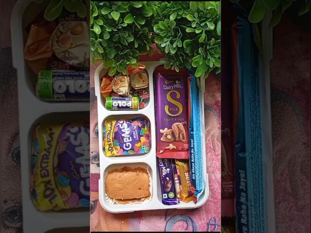 Gems cake chocolate lunchbox #youtubeshorts #shortsvideo #shorts #lunchbox #youtube