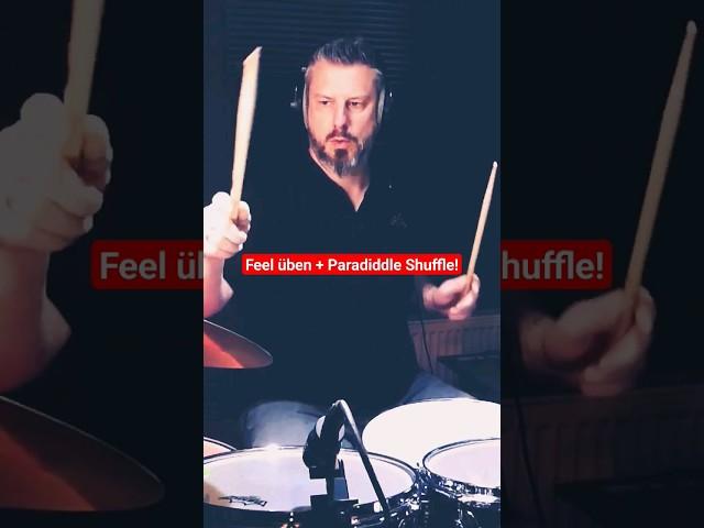 Paradiddle Shuffle Improvisation #schlagzeug #drums #paradiddle #shuffle #shortsmitmarietta