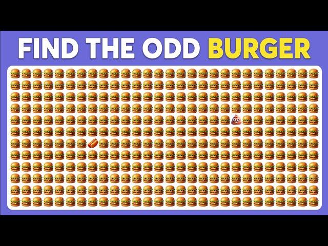 Find The Odd One Out - Hard Edition | Food Quiz  Easy, Medium, Hard - 60 Levels Emoji Quiz