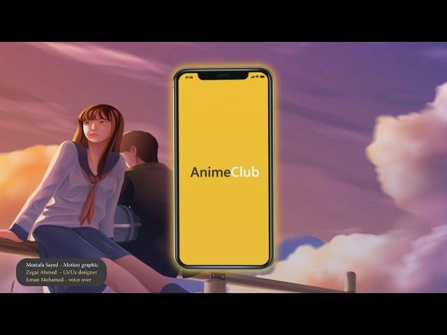 Anime Club Phone App Animation