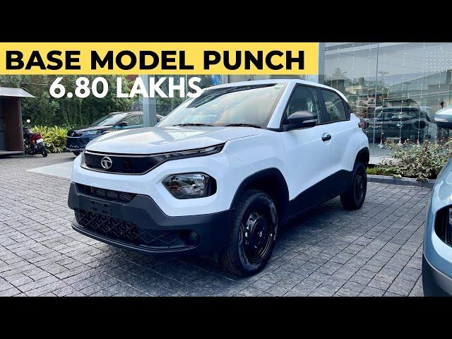 Tata Punch ബേസ് മോഡലിൽ എന്തെല്ലാം ലഭിക്കും | Tata punch pure base variant review