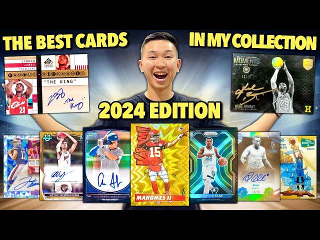 THE TOP 10 SPORTS CARDS CARDS IN MY COLLECTION: 2024 EDITION (MY BIGGEST YEAR YET)! 