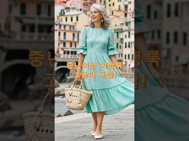 Travel Looks for Women Over 50: Pure Elegance Explodes! #MidlifeStyle #DailyOutfits #4060Fashion