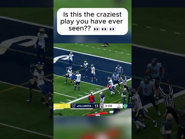 Is this the craziest football play you have ever seen?? #villanova #cfb #fcs #sportscentertop10