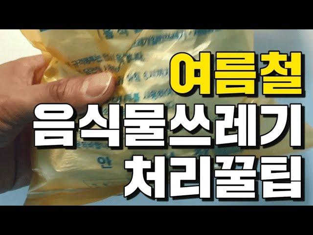 [자취팁] 여름철 음식물 쓰레기 처리 꿀팁