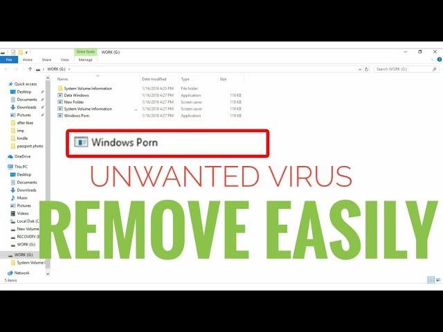 How To Remove Unwanted Virus From Usb (pendrive)